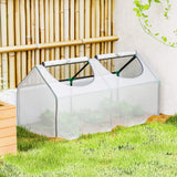 Alloy Steel Frame Garden Greenhouse 120cm Wide - Velmora