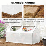Alloy Steel Frame Garden Greenhouse 120cm Wide - Velmora