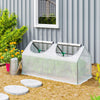 Alloy Steel Frame Garden Greenhouse 120cm Wide - Velmora