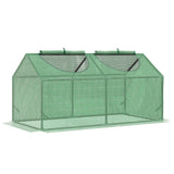 Alloy Steel Frame Garden Greenhouse 120cm Wide - Velmora