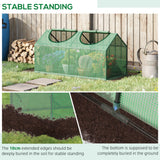 Alloy Steel Frame Garden Greenhouse 120cm Wide - Velmora