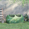 Alloy Steel Frame Garden Greenhouse 120cm Wide - Velmora