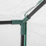 Alloy Steel Frame Garden Greenhouse 120cm Wide - Velmora