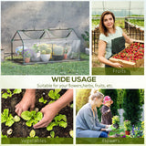 Alloy Steel Frame Garden Greenhouse 120cm Wide - Velmora