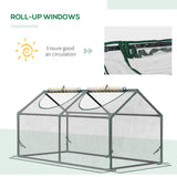 Alloy Steel Frame Garden Greenhouse 120cm Wide - Velmora