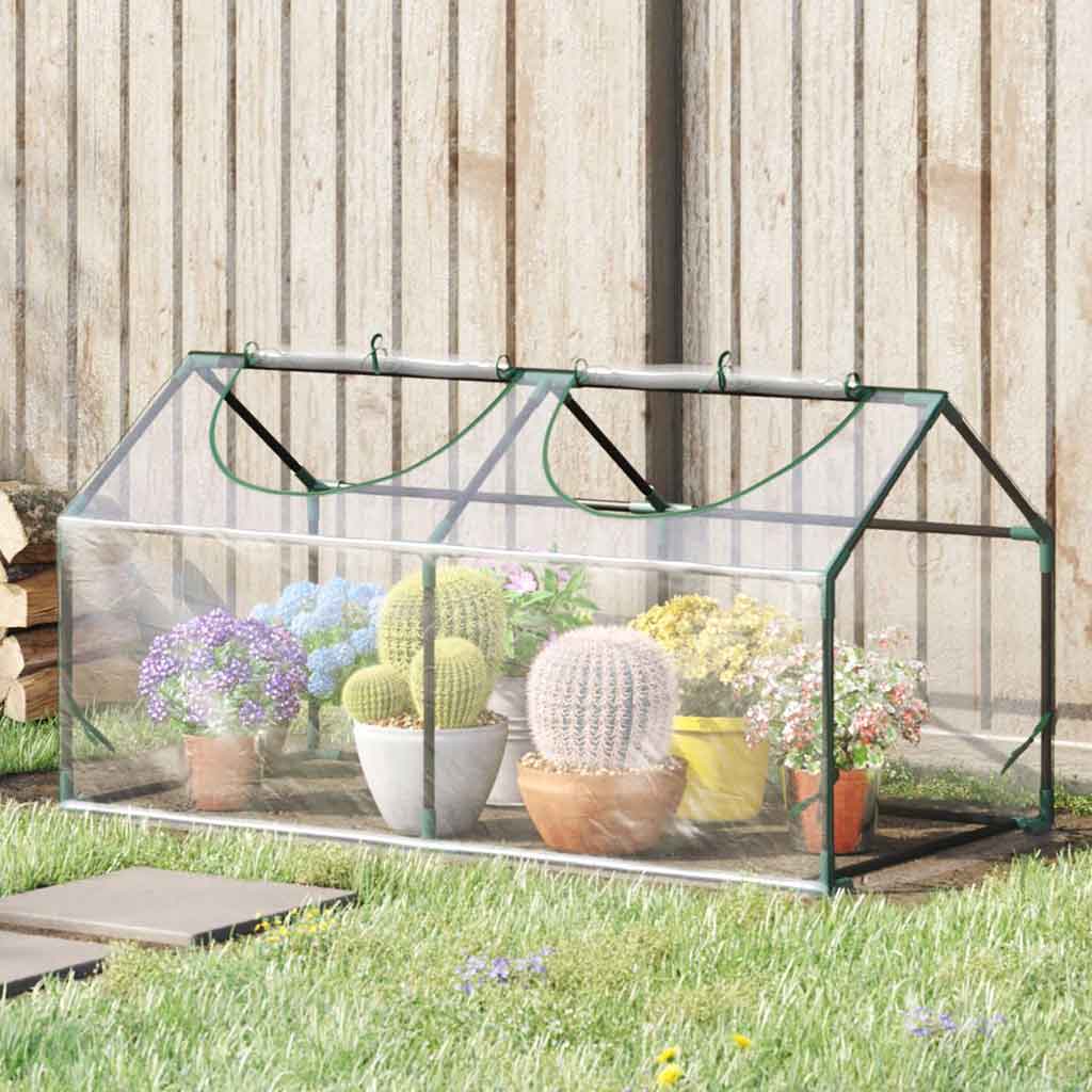 Alloy Steel Frame Garden Greenhouse 120cm Wide - Velmora