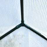 Alloy Steel Frame Garden Greenhouse 120cm Wide x 186cm Depth - Velmora