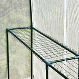 Alloy Steel Frame Garden Greenhouse 120cm Wide x 186cm Depth - Velmora