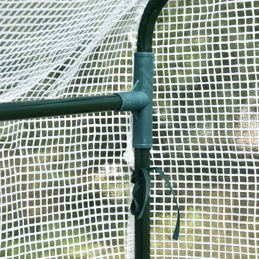 Alloy Steel Frame Garden Greenhouse 120cm Wide x 186cm Depth - Velmora
