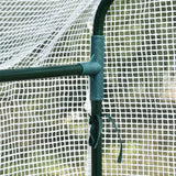 Alloy Steel Frame Garden Greenhouse 120cm Wide x 186cm Depth - Velmora