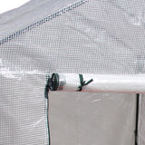 Alloy Steel Frame Garden Greenhouse 140cm Wide x 143cm Depth - Velmora