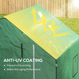Alloy Steel Frame Garden Greenhouse 140cm Wide x 143cm Depth - Velmora