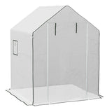Alloy Steel Frame Garden Greenhouse 140cm Wide x 143cm Depth - Velmora