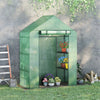 Alloy Steel Frame Garden Greenhouse 141cm Wide x 72cm Depth - Velmora