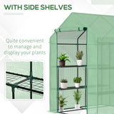 Alloy Steel Frame Garden Greenhouse 143cm Wide x 138cm Depth - Velmora