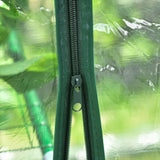 Alloy Steel Frame Garden Greenhouse 143cm Wide x 143cm Depth - Velmora