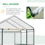 Alloy Steel Frame Garden Greenhouse 143cm Wide x 143cm Depth - Velmora