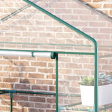 Alloy Steel Frame Garden Greenhouse 143cm Wide x 73cm Depth - Velmora