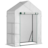 Alloy Steel Frame Garden Greenhouse 143cm Wide x 73cm Depth - Velmora