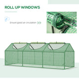 Alloy Steel Frame Garden Greenhouse 180cm Wide - Velmora