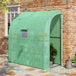 Alloy Steel Frame Garden Greenhouse 200cm Wide With Zippered Doors - Velmora