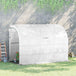 Alloy Steel Frame Garden Greenhouse 300cm Wide With Zippered Doors - Velmora