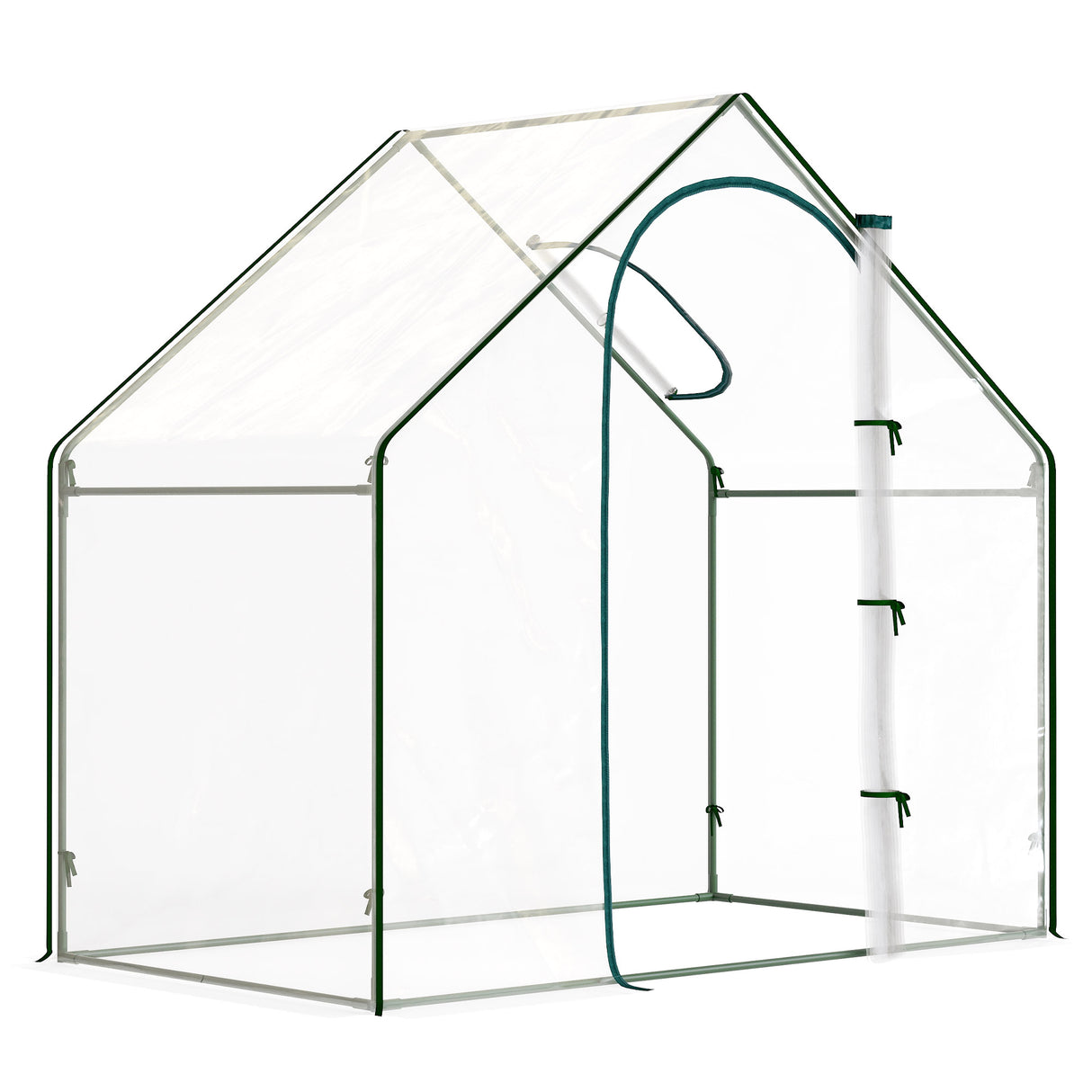 Alloy Steel Frame Garden Tomato Greenhouse 180cm Wide - Velmora