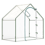Alloy Steel Frame Garden Tomato Greenhouse 180cm Wide - Velmora