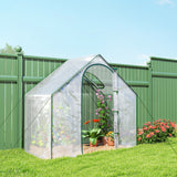 Alloy Steel Frame Garden Tomato Greenhouse 180cm Wide - Velmora