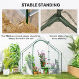 Alloy Steel Frame Garden Tomato Greenhouse 180cm Wide - Velmora
