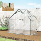 Alloy Steel Frame Garden Tomato Greenhouse 180cm Wide - Velmora
