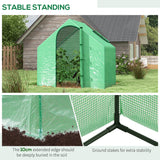 Alloy Steel Frame Garden Tomato Greenhouse 180cm Wide - Velmora