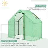 Alloy Steel Frame Garden Tomato Greenhouse 180cm Wide - Velmora