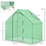 Alloy Steel Frame Garden Tomato Greenhouse 180cm Wide - Velmora