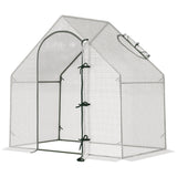 Alloy Steel Frame Garden Tomato Greenhouse 180cm Wide - Velmora