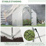 Alloy Steel Frame Garden Tomato Greenhouse 180cm Wide - Velmora
