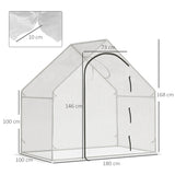 Alloy Steel Frame Garden Tomato Greenhouse 180cm Wide - Velmora