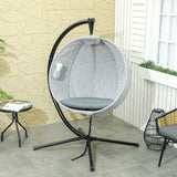 Alloy Steel Hanging Garden Swing Chair for Outdoor and Indoor - Velmora