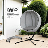 Alloy Steel Hanging Garden Swing Chair for Outdoor and Indoor - Velmora