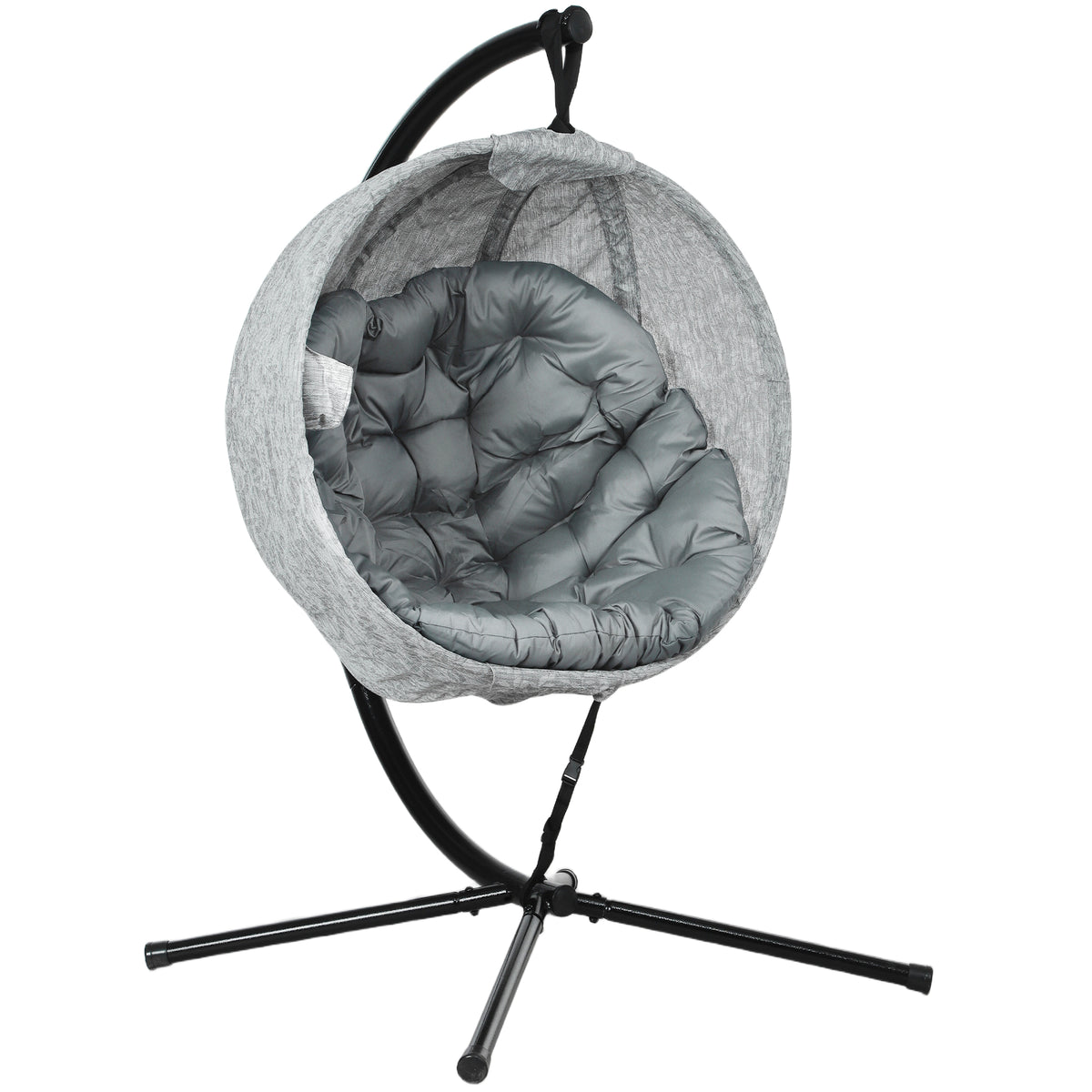 Alloy Steel Hanging Garden Swing Chair for Outdoor and Indoor - Velmora