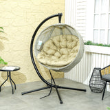Alloy Steel Hanging Garden Swing Chair for Outdoor and Indoor - Velmora