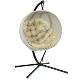 Alloy Steel Hanging Garden Swing Chair for Outdoor and Indoor - Velmora