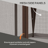 Alloy Steel Pop Up Gazebo 270cm Width x 270cm Depth With Mosquito Netting - Velmora