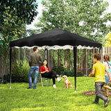 Alloy Steel Pop Up Gazebo Adjustable Height 295cm Width x 295cm Depth - Velmora
