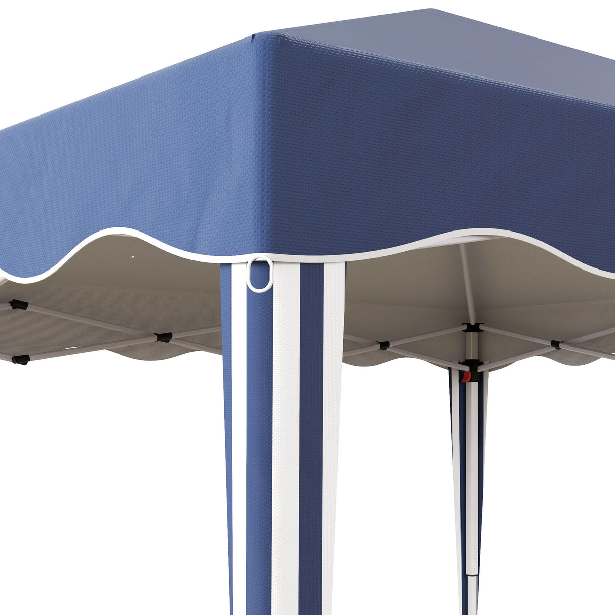 Alloy Steel Pop Up Gazebo Adjustable Height 295cm Width x 295cm Depth - Velmora