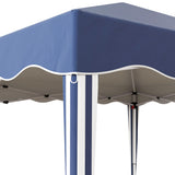 Alloy Steel Pop Up Gazebo Adjustable Height 295cm Width x 295cm Depth - Velmora