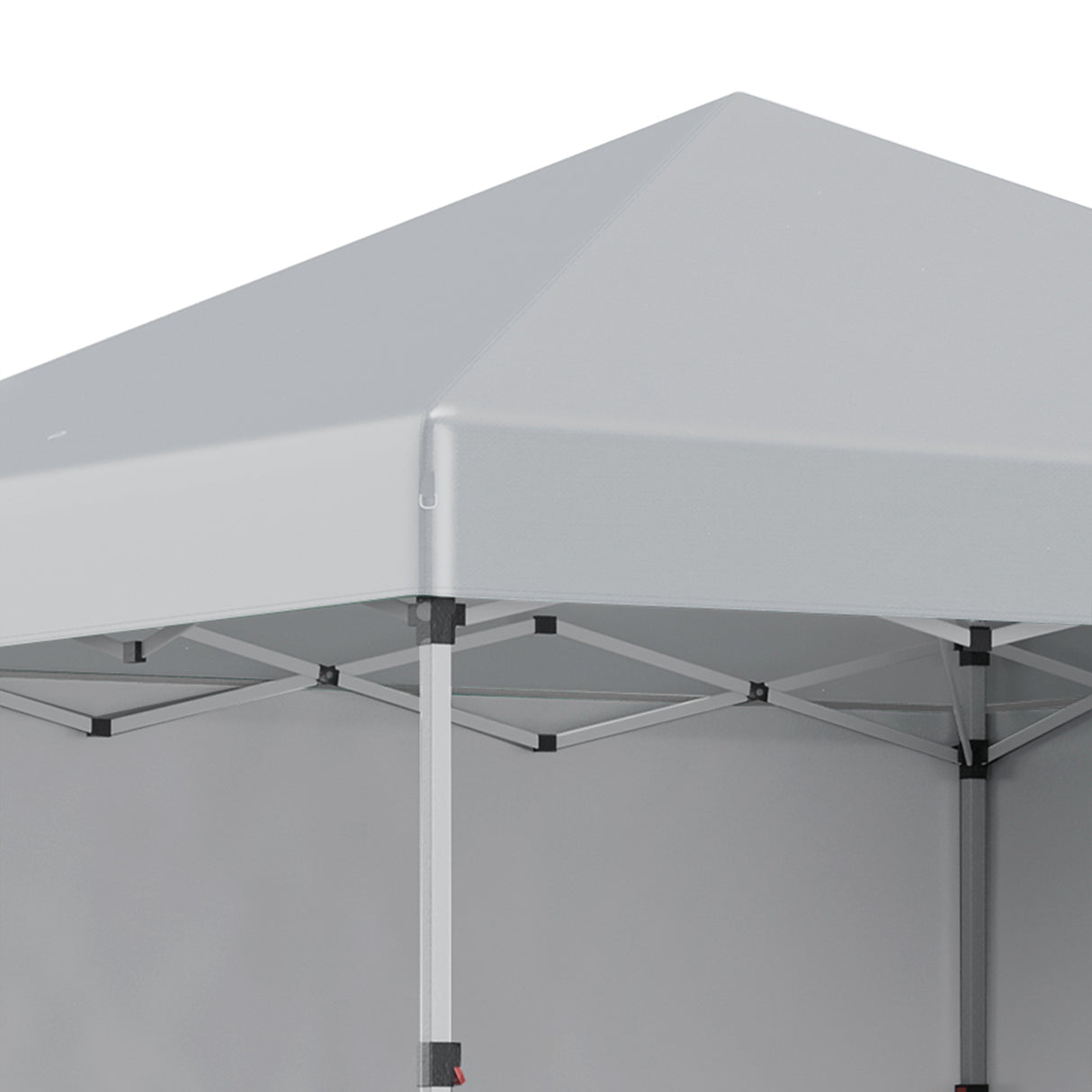 Alloy Steel Pop Up Gazebo Canopy 297cm Width x 297cm Depth With UPF30+ Protection - Velmora