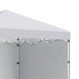 Alloy Steel Pop Up Gazebo Canopy 297cm Width x 297cm Depth With UPF30+ Protection - Velmora