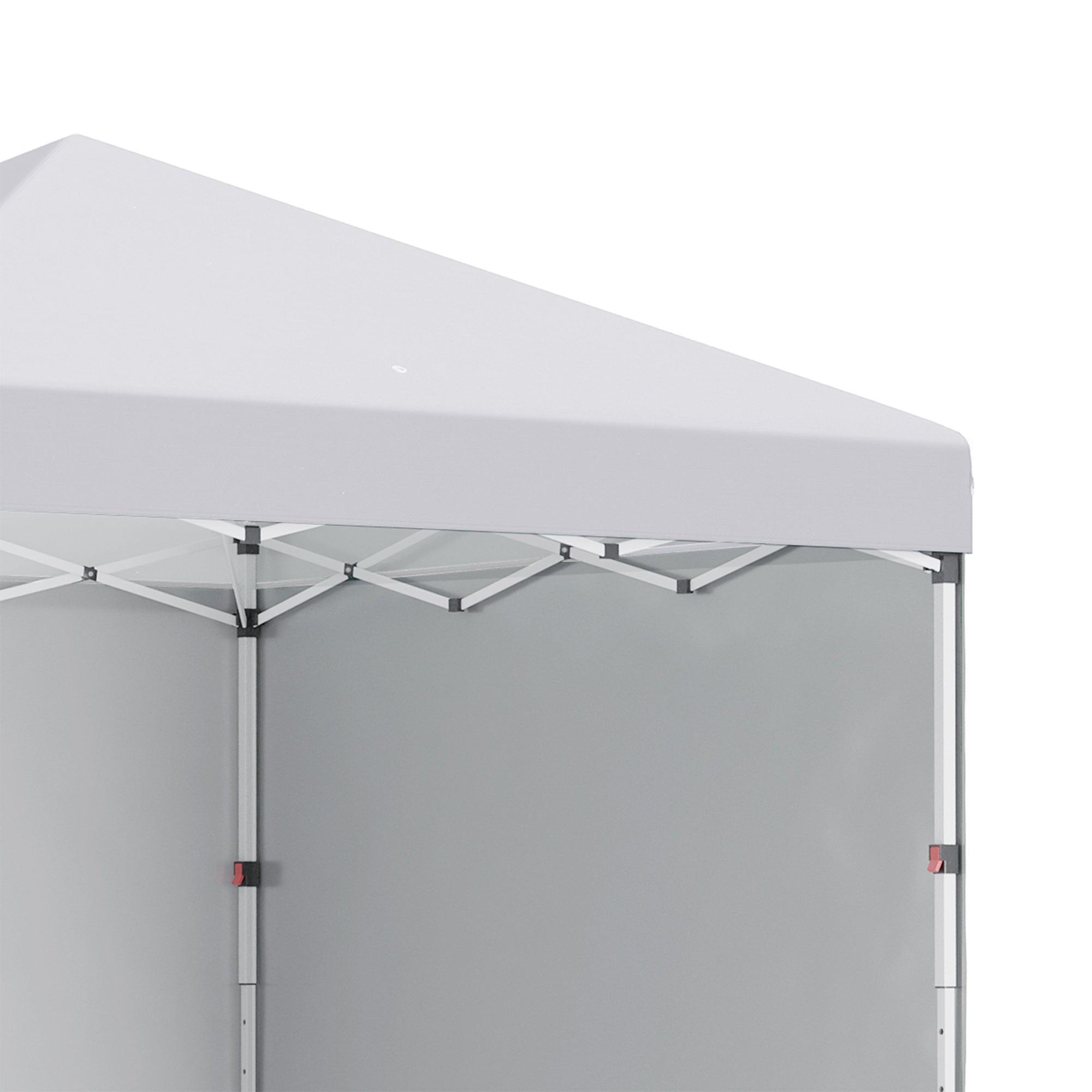 Alloy Steel Pop Up Gazebo Canopy 297cm Width x 297cm Depth With UPF30+ Protection - Velmora