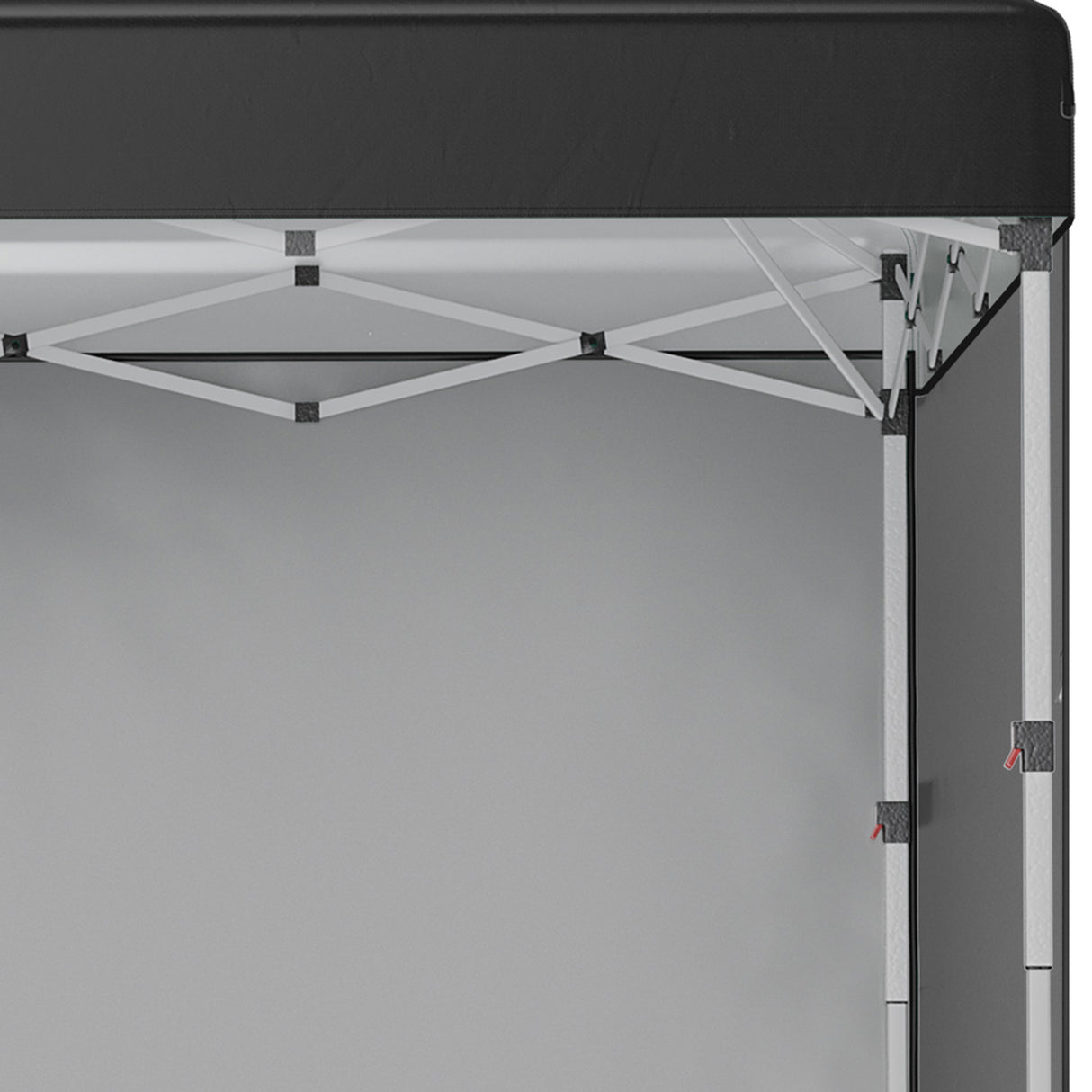 Alloy Steel Pop Up Gazebo Canopy 297cm Width x 297cm Depth With UPF30+ Protection - Velmora